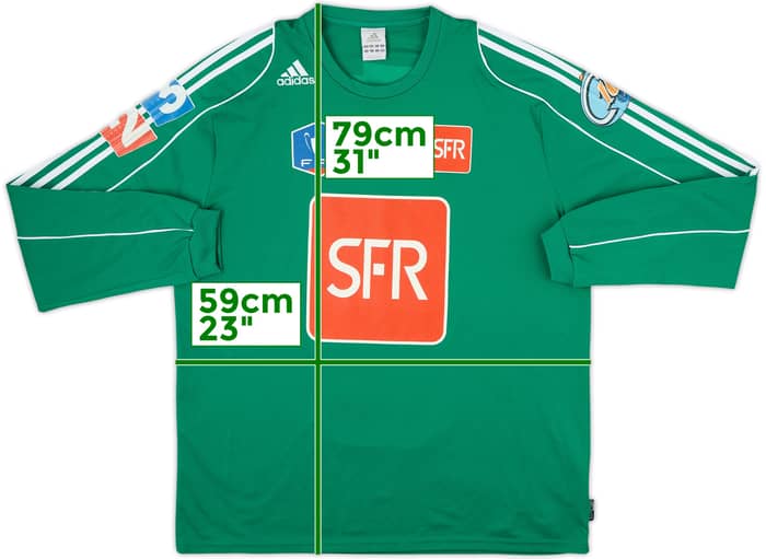 2008-09 Coupe De France L/S Shirt #13 - 8/10 - (XL)