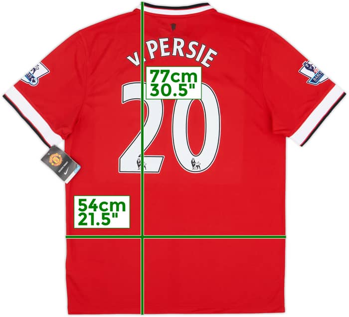 2014-15 Manchester United Home Shirt V.Persie #20 (L)
