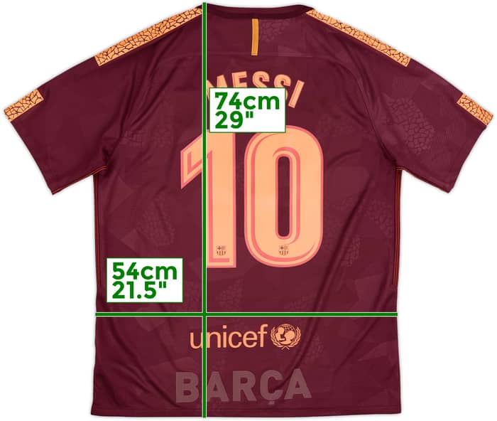 2017-18 Barcelona Third Shirt Messi #10 - 10/10 - (L)
