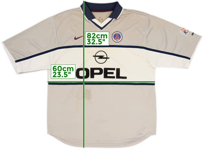 1999-00 Paris Saint-Germain Away Shirt Jay Jay #94 - 4/10 - (XL)