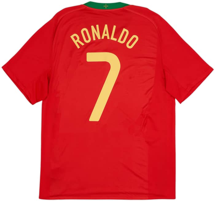 Camiseta de local de Portugal 2008-10 Ronaldo #7 - 6/10 - (M)