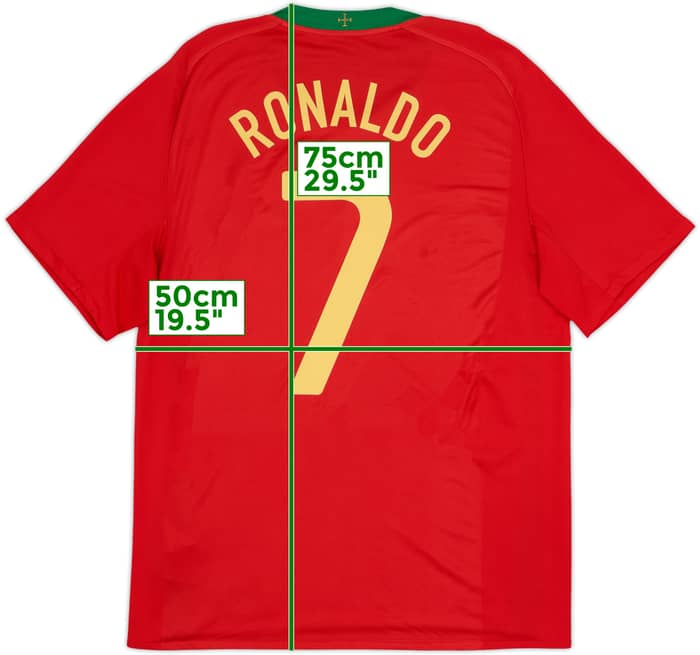 Camiseta de local de Portugal 2008-10 Ronaldo #7 - 6/10 - (M)