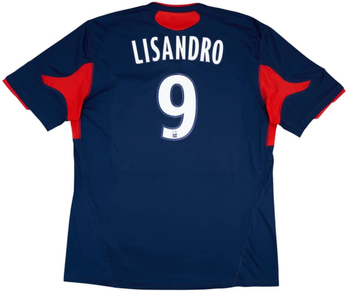 2010-11 Lyon Third Shirt Lisandro #9 - 6/10 - (XL)
