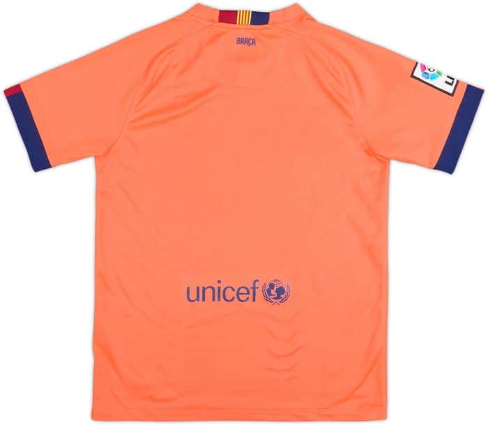 2014-15 Barcelona Away Shirt - 10/10 - (L.Boys)