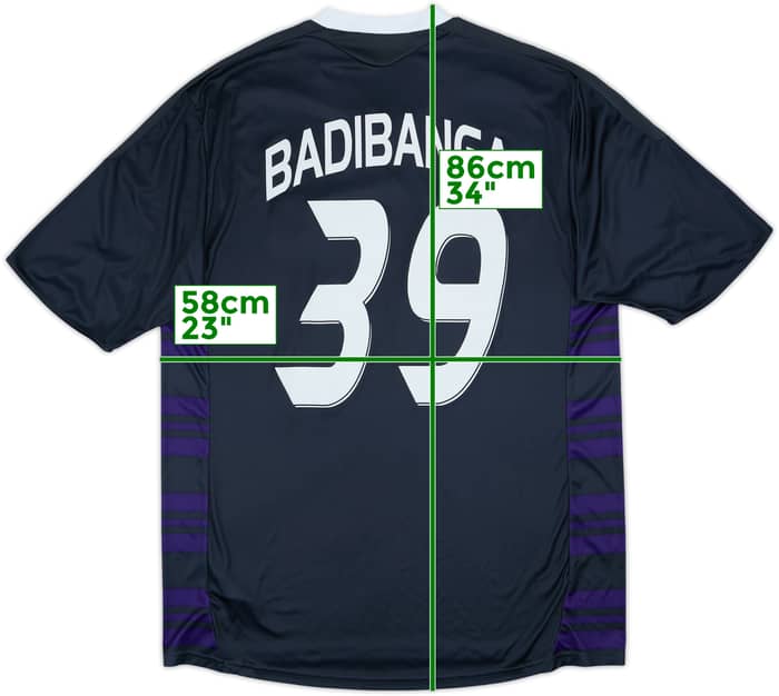 2009-11 Anderlecht Home Shirt Badibanga #39 - 8/10 - (XL)