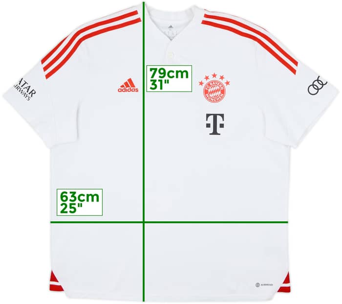 2022-23 Bayern Munich adidas Polo Shirt - 8/10 - (XL)