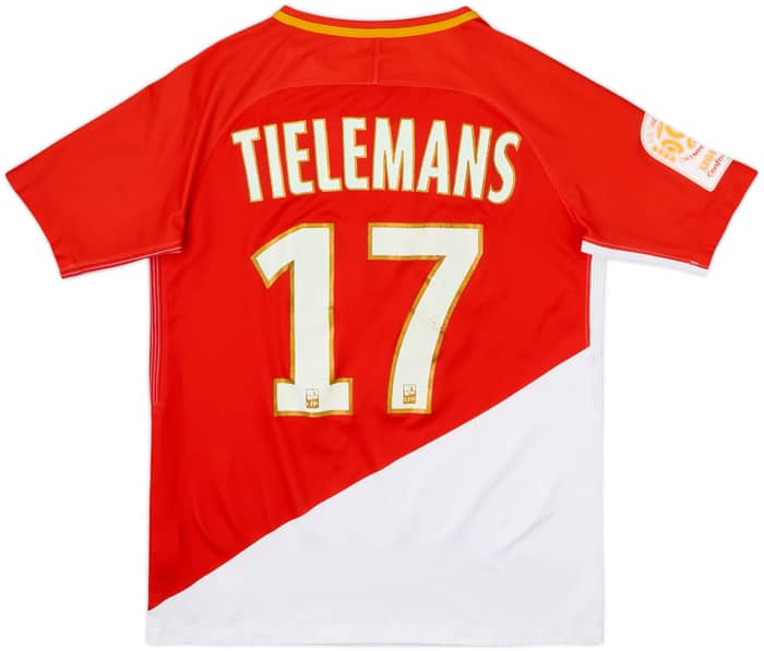 2017-18 Monaco Home Shirt Tielemans #17 - 6/10 - (XL.Boys)
