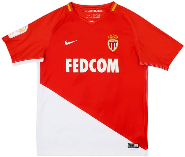 2017-18 Monaco Home Shirt Tielemans #17 - 6/10 - (XL.Boys)