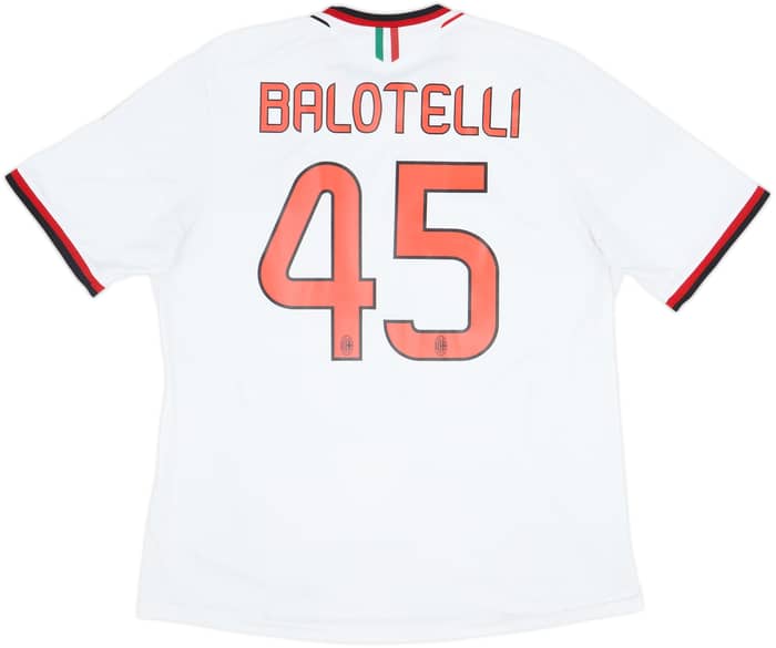 2013-14 AC Milan Away Shirt Balotelli #45 - 7/10 - (L)