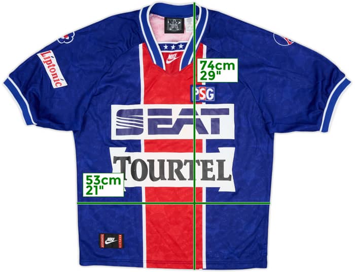 1994-95 Paris Saint-Germain Home Shirt #11 - 6/10 - (L)