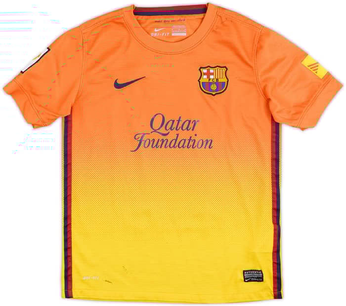 2012-13 Barcelona Away Shirt - 6/10 - (M.Boys)