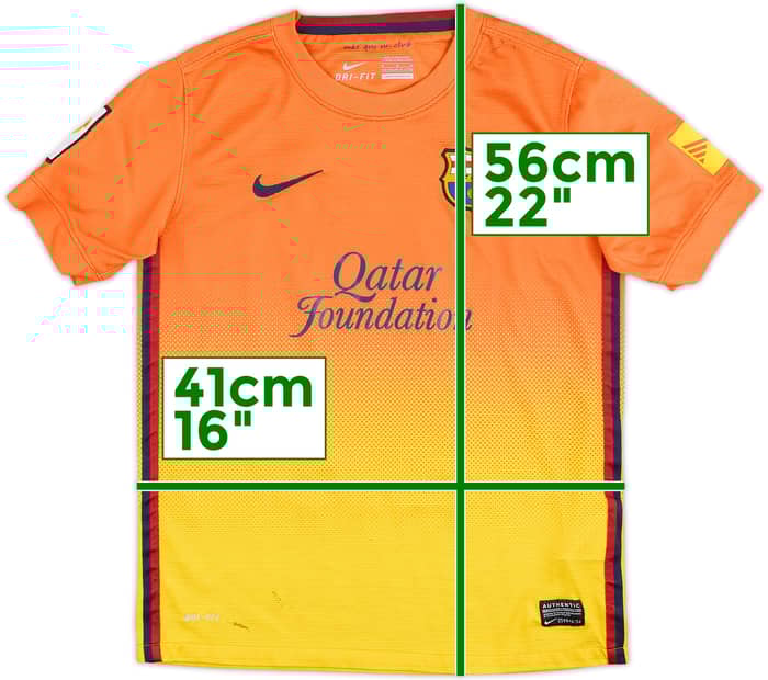 2012-13 Barcelona Away Shirt - 6/10 - (M.Boys)