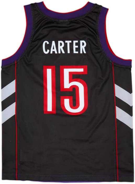 1999-03 Toronto Raptors Carter #15 Champion Away Jersey - 9/10 - (XS)