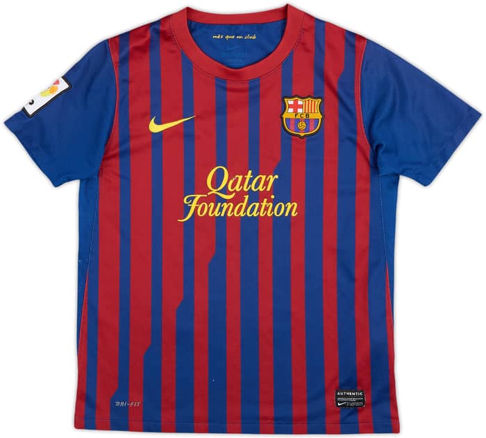 2011-12 Barcelona Home Shirt - 6/10 - (M.Boys)