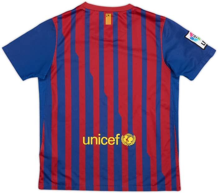 2011-12 Barcelona Home Shirt - 6/10 - (M.Boys)