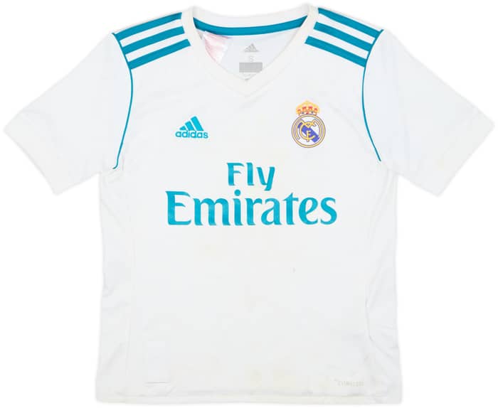 2017-18 Real Madrid Home Shirt Ronaldo #7 - 5/10 - (S.Boys)