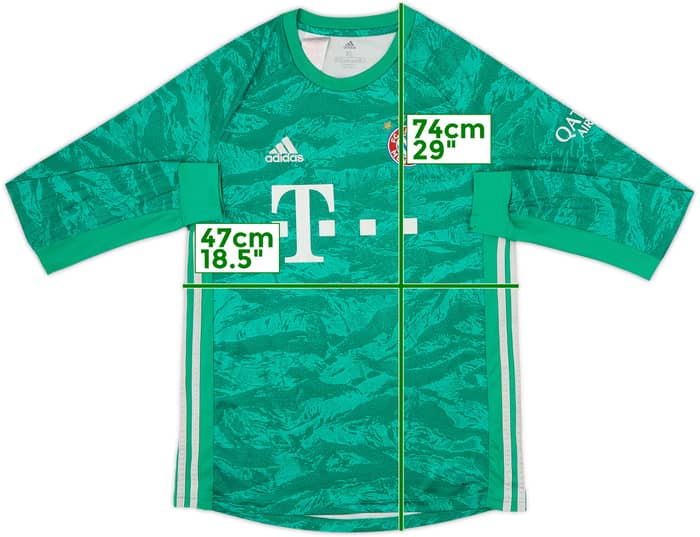 2019-20 Bayern Munich GK Shirt - 8/10 - (XL.Boys)