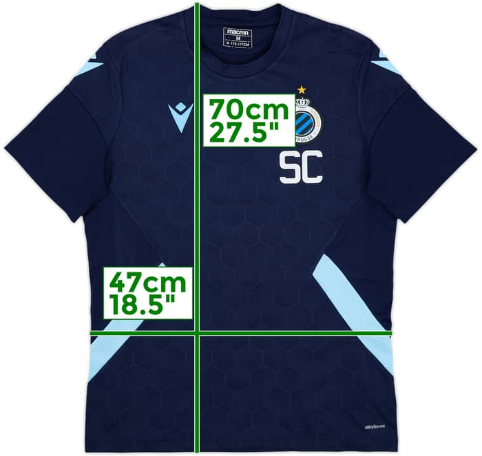 Camiseta Macron de entrenamiento edición para el personal del Club Brugge 2022-23 SC - 8/10 - (M)
