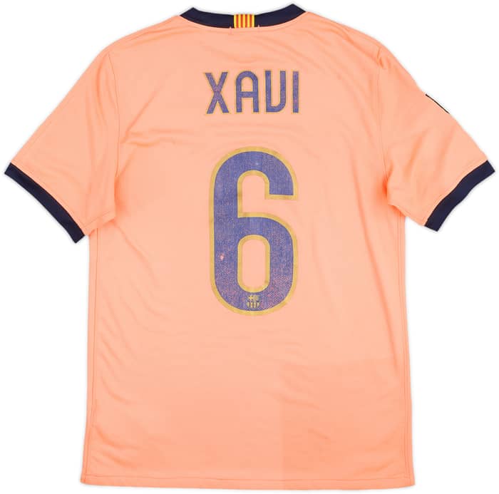 2009-10 Barcelona Away Shirt Xavi #6 - 6/10 - (S)