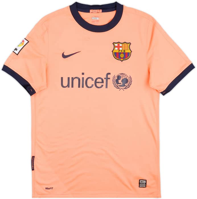 2009-10 Barcelona Away Shirt Xavi #6 - 6/10 - (S)