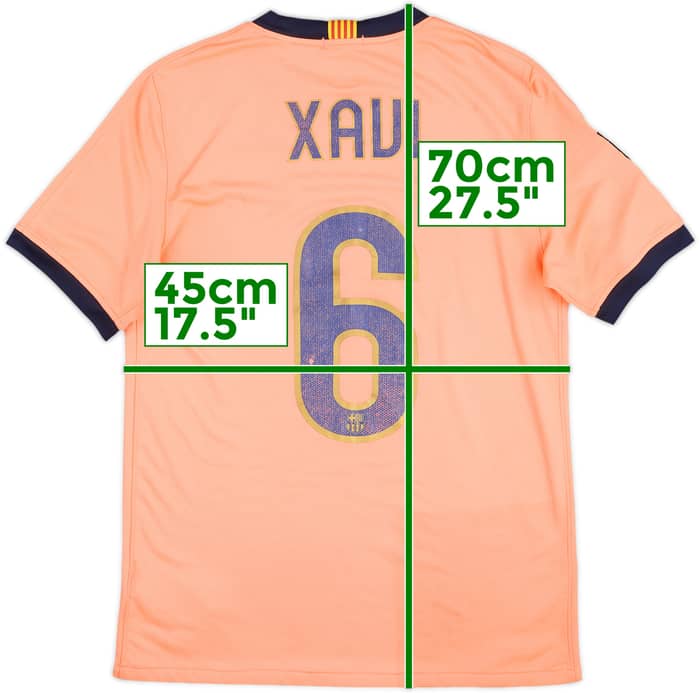 2009-10 Barcelona Away Shirt Xavi #6 - 6/10 - (S)