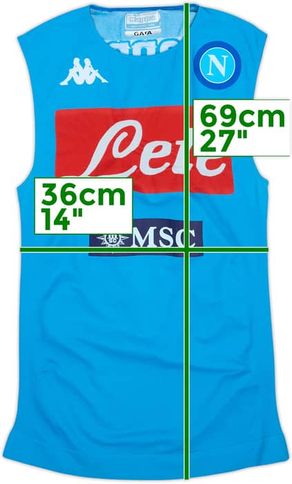 2019-20 Napoli Kappa Training Vest - 7/10 - (3XL|4XL)
