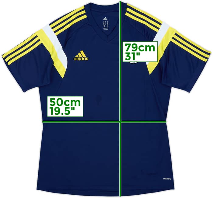 2014-15 Fenerbahce adidas Training Shirt - 7/10 - (L)