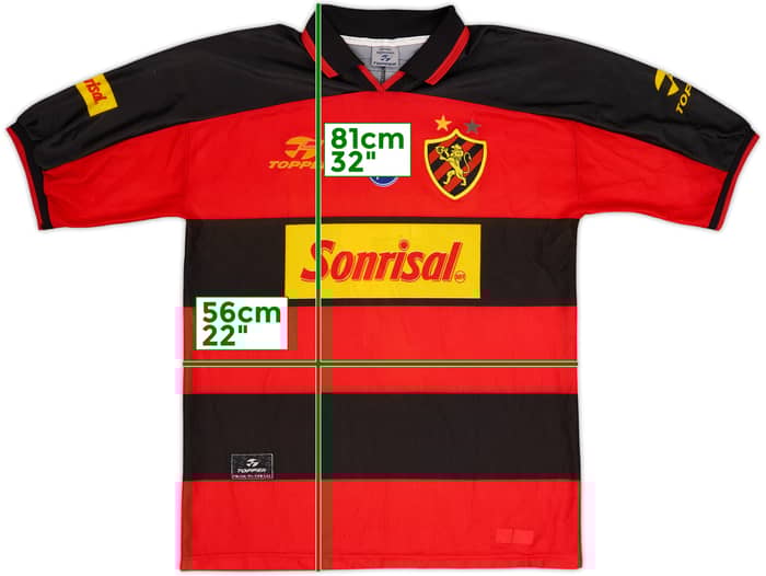 1999 Sport Club Recife Home Shirt - 8/10 - (XL)