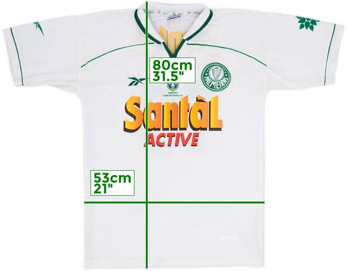 1997-98 Palmeiras Away Shirt #10 - 9/10 - (L)