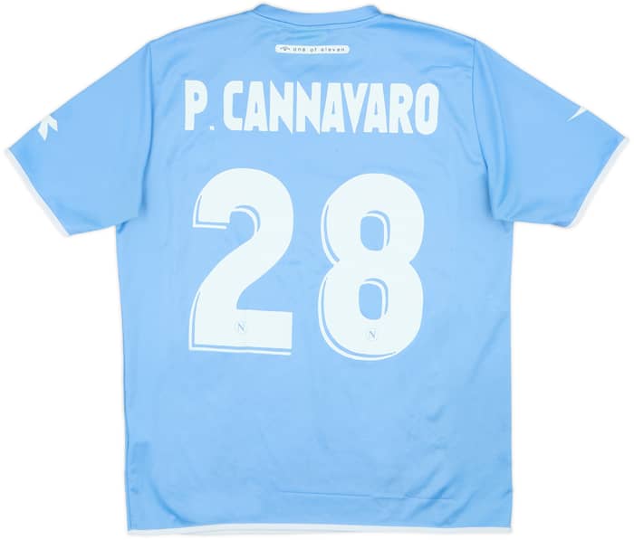 2006-07 Napoli Basic Home Shirt P.Cannavaro #28 - 5/10 - (M)