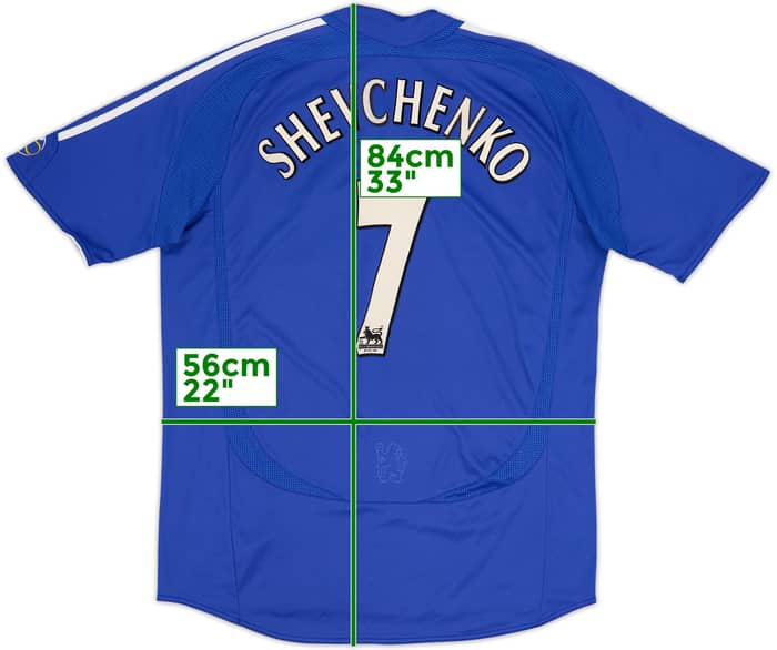 2006-08 Chelsea Home Shirt Shevchenko #7 - 8/10 - (L)