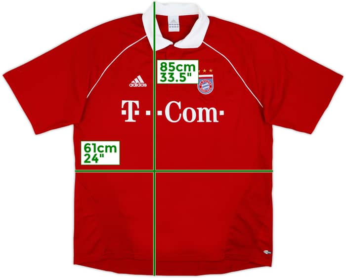 2005-06 Bayern Munich Signed Home Shirt Lucio #3 - 5/10 - (XL)