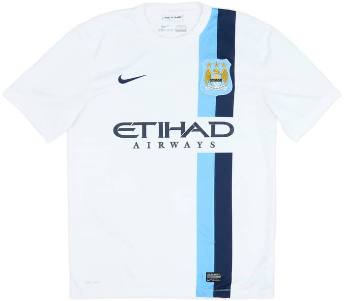 2013-14 Manchester City Third Shirt Kun Aguero #16 - 8/10 - (M)