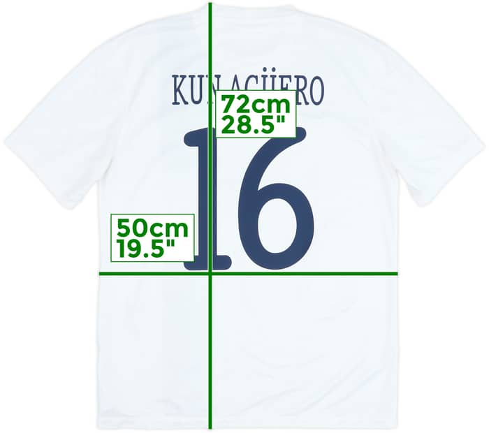 2013-14 Manchester City Third Shirt Kun Aguero #16 - 8/10 - (M)