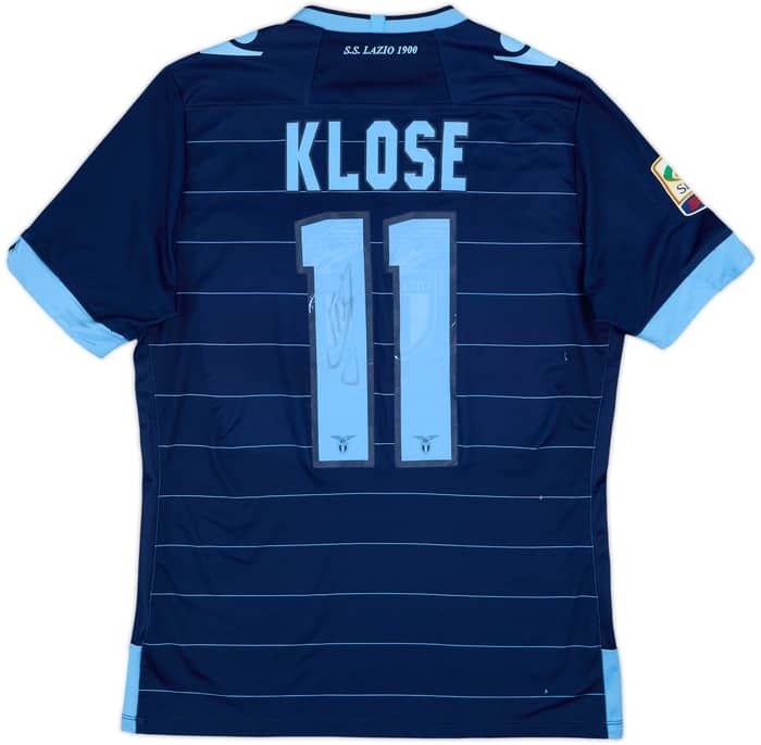 2013-14 Lazio Signed Third Shirt Klose #11 - 5/10 - (L)