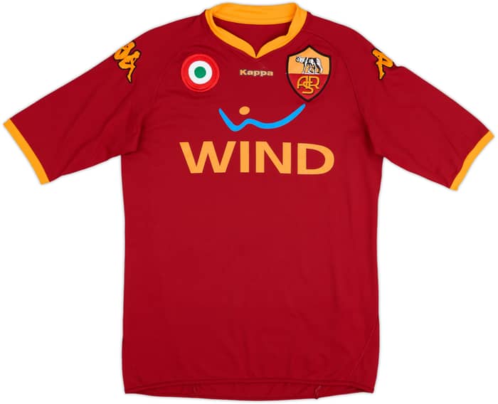 2007-08 Roma Home Shirt Totti #10 - 7/10 - (L)