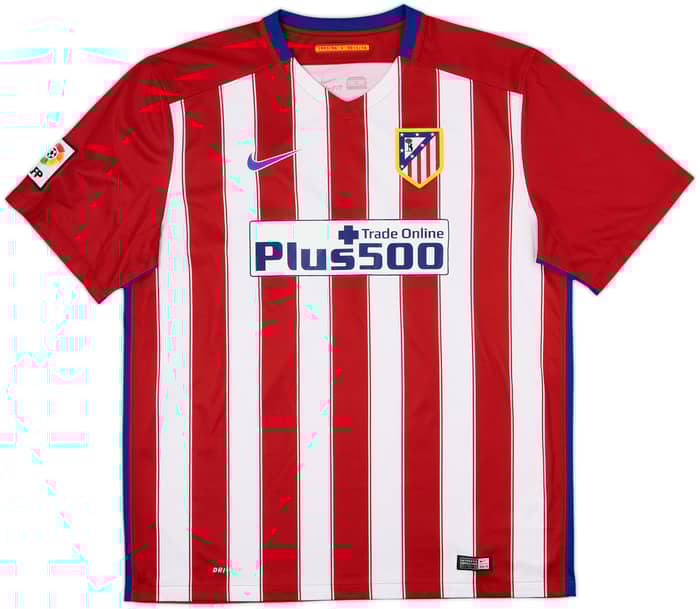 2015-16 Atletico Madrid Home Shirt J.Gimenez #24 - 8/10 - (XL)