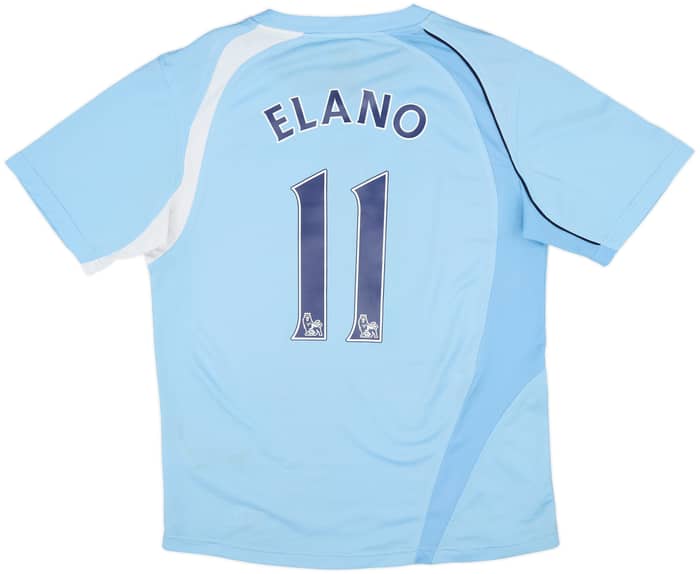 2008-09 Manchester City Home Shirt Elano #11 - 6/10 - (L)