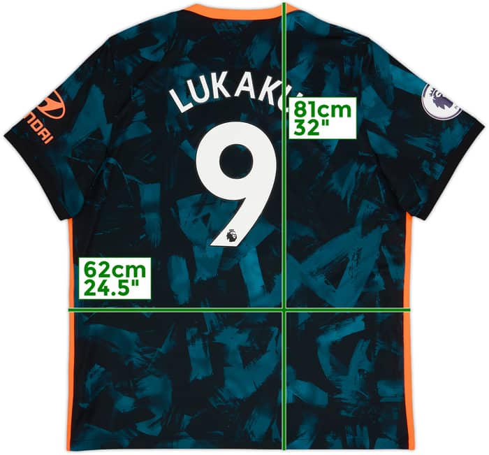 2021-22 Chelsea Third Shirt Lukaku #9 - 10/10 - (XXL)