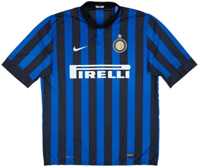 2011-12 Inter Milan Home Shirt Milito #22 - 7/10 - (XL)