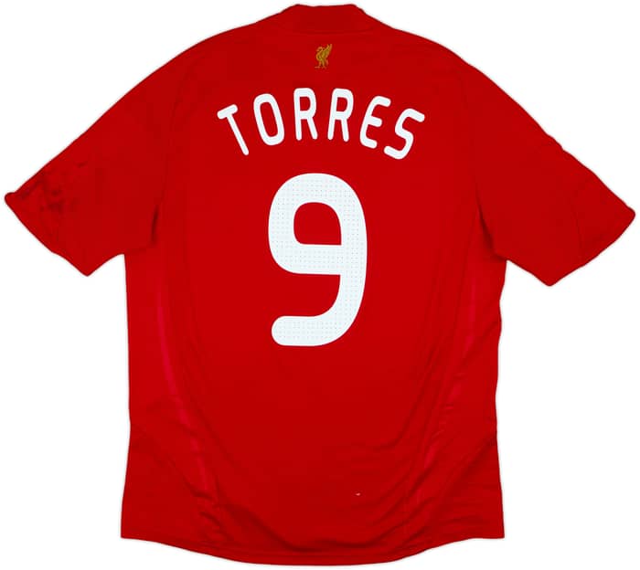 2008-10 Liverpool Home Shirt Torres #9 - 6/10 - (L)