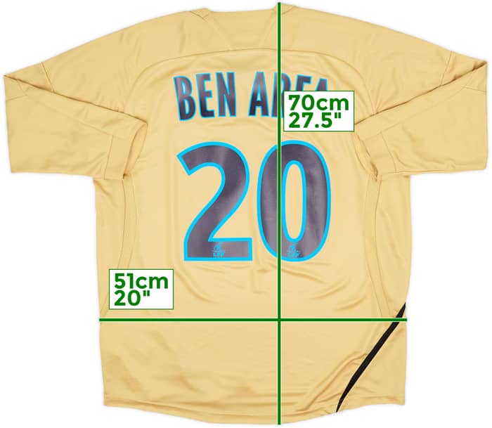 2008-09 Olympique Marseille Third Shirt Ben Arfa #20 - 8/10 - (M)