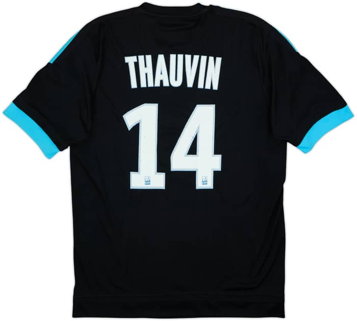 2015-16 Olympique Marseille Away Shirt Thauvin #14 - 6/10 - (M)