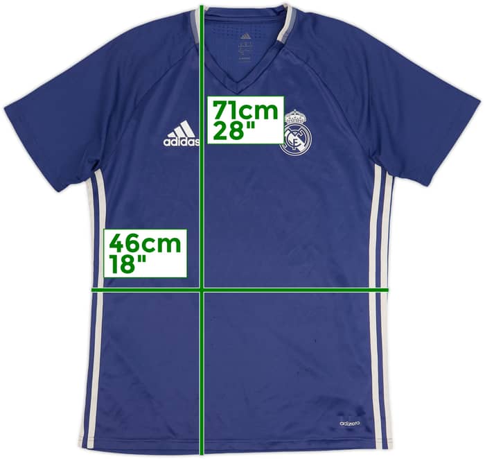 2016-17 Real Madrid adizero Training Shirt - 7/10 - (M)