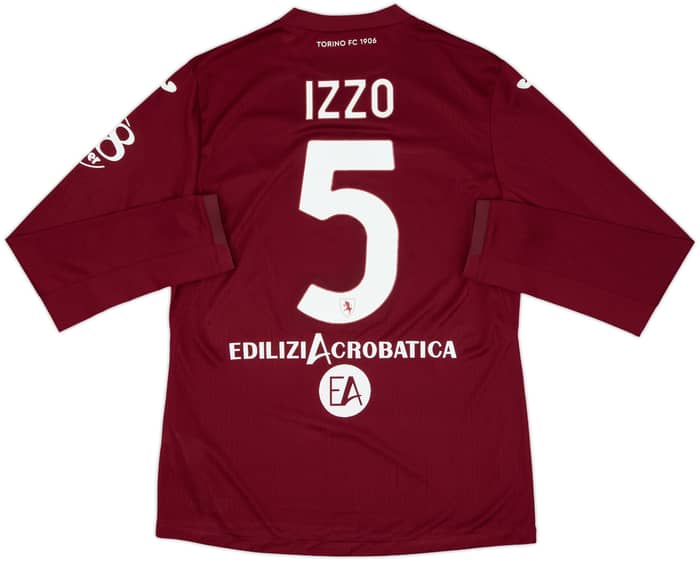 2021-22 Torino Home L/S Shirt Izzo #5 - 8/10 - (M)