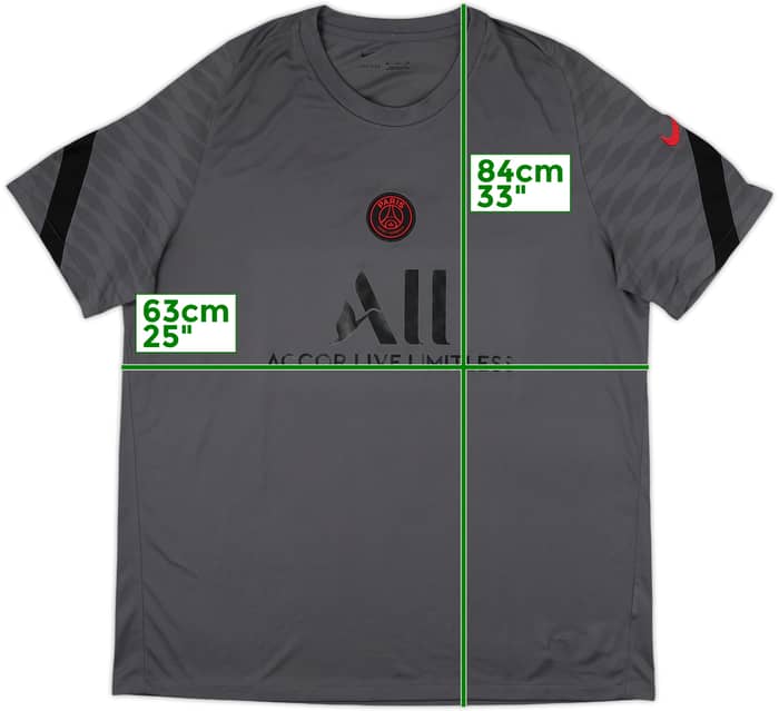 2021-22 Paris Saint-Germain Nike Training Shirt - 6/10 - (XXL)
