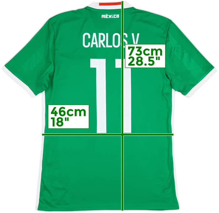 2016-17 Mexico Copa America Home Shirt Carlos V #11 (S)