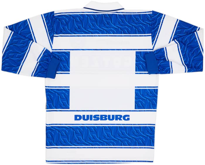 Camiseta de manga larga de local del Duisburg 1996-97 - 9/10 - (M)