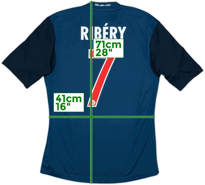 2013-14 Bayern Munich Third Shirt Ribery #7 - 5/10 - (S)