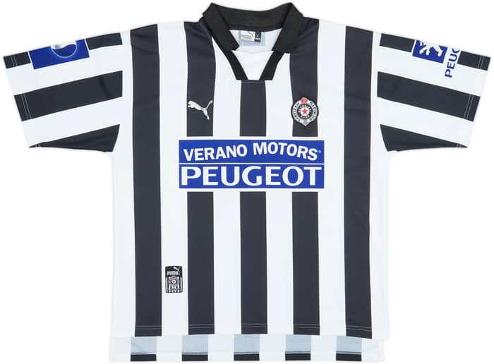 Camiseta de local del Partizan Belgrade 2001-02 Kezman #14 - 6/10 - (L)